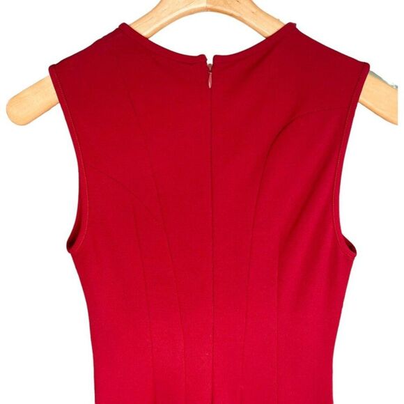 Derek Lam | Sleeveless Red Fit & Flare Midi Dress Size S | EUC - Picture 10 of 12